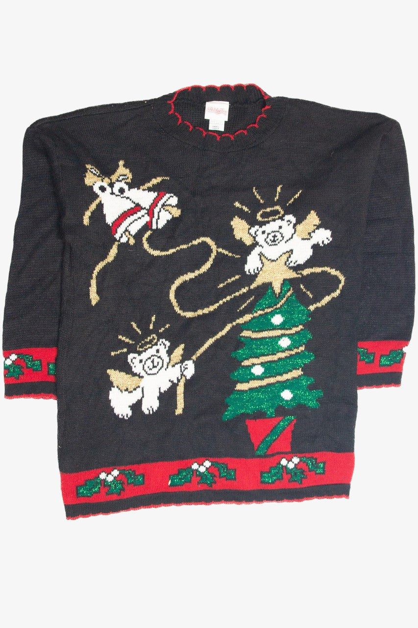 Vintage Black Ugly Christmas Pullover 63394