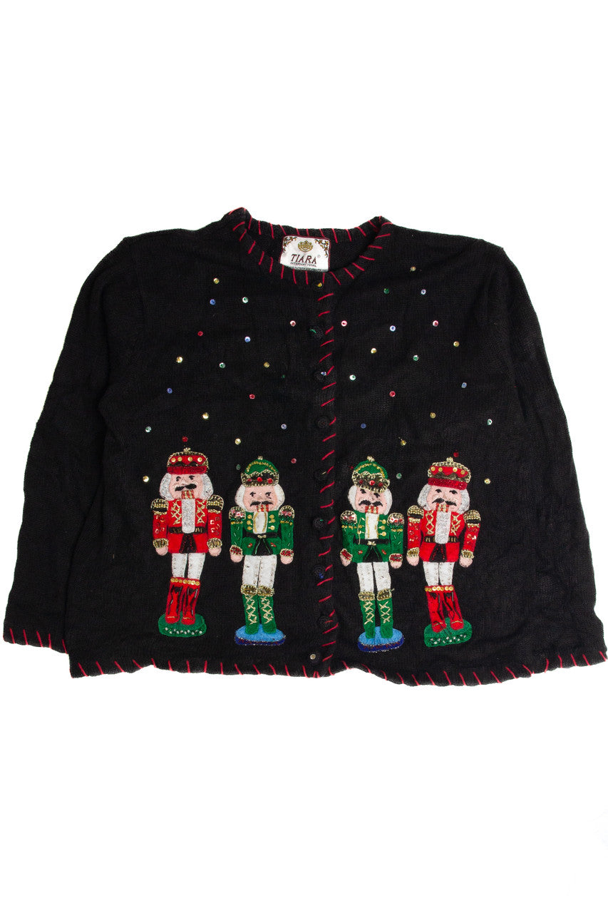 Vintage Black Ugly Christmas Cardigan 62872