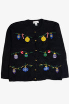 Vintage Black Ugly Christmas Cardigan 62640