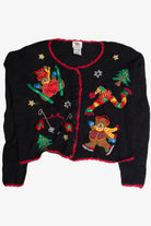 Vintage Black Ugly Christmas Cardigan 59731
