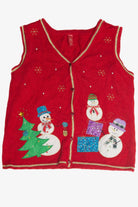 Vintage Red Ugly Christmas Vest 60850