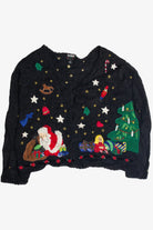 Vintage Black Ugly Christmas Cardigan 62349
