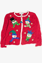 Vintage Red Ugly Christmas Cardigan 63125