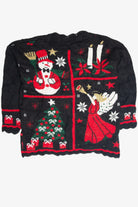 Vintage Black Ugly Christmas Pullover 63333