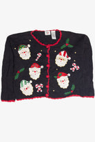 Vintage Black Ugly Christmas Cardigan 63430