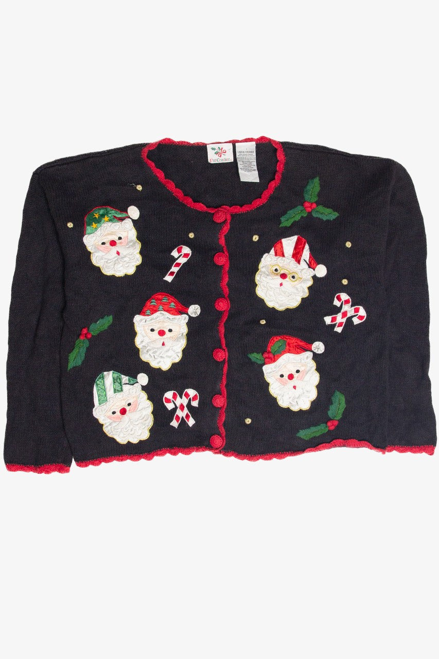 Vintage Black Ugly Christmas Cardigan 63430