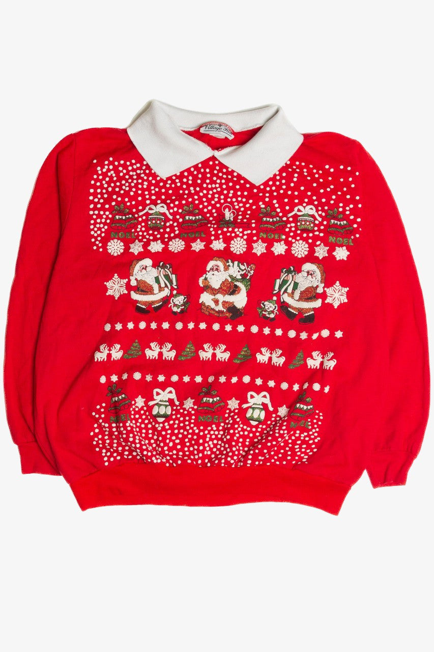 Vintage Red Christmas Sweatshirt 62544