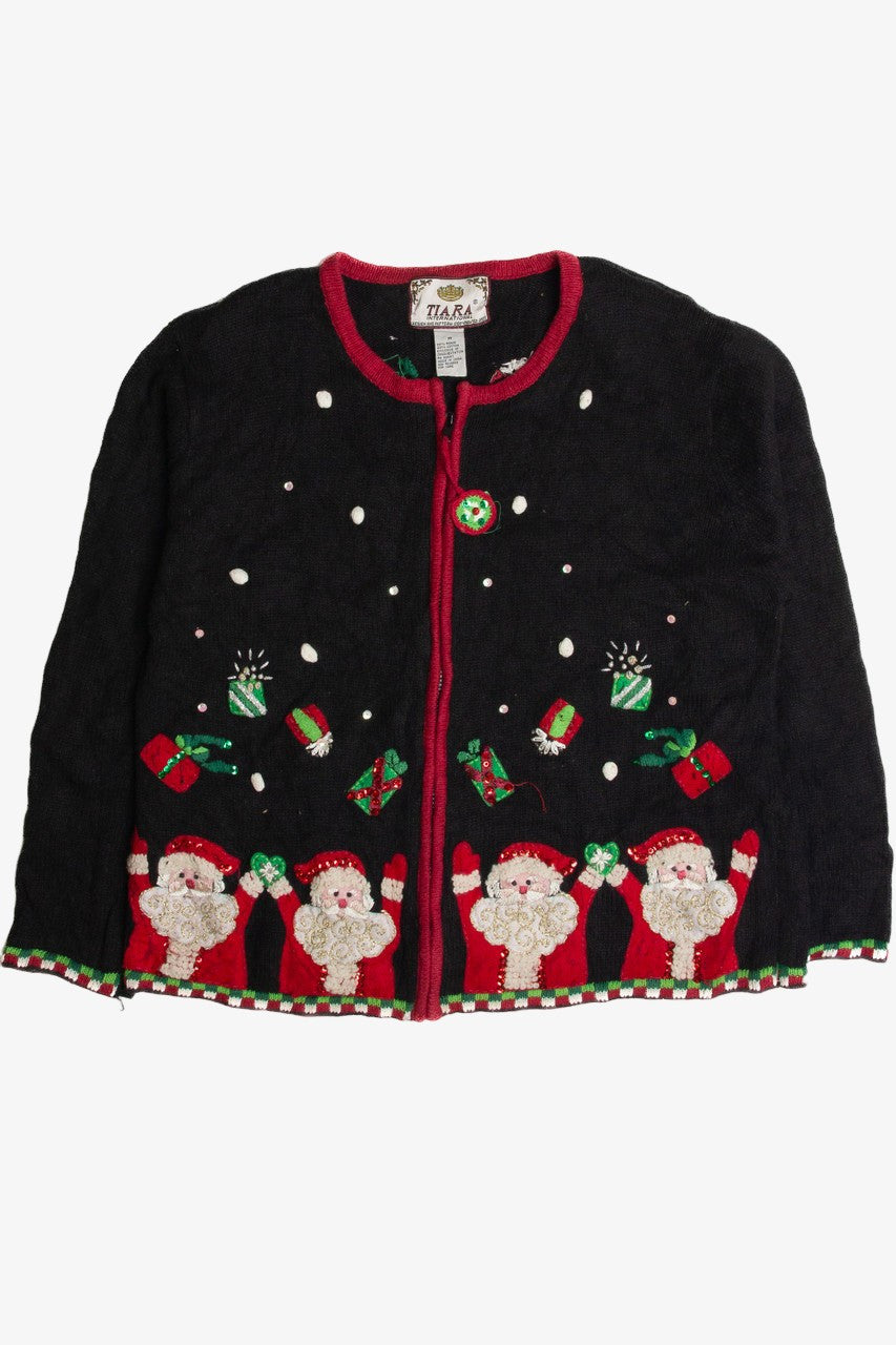 Vintage Black Ugly Christmas Cardigan 59600