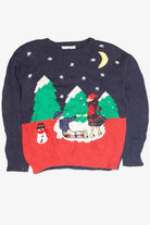 Vintage Blue Ugly Christmas Pullover 63179