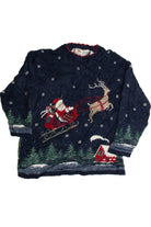 Vintage Santa Ugly Christmas Sweater 59575