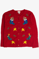 Vintage Red Ugly Christmas Cardigan 62663