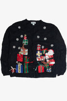 Vintage Black Ugly Christmas Cardigan 62559
