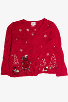 Vintage Red Ugly Christmas Cardigan 62620