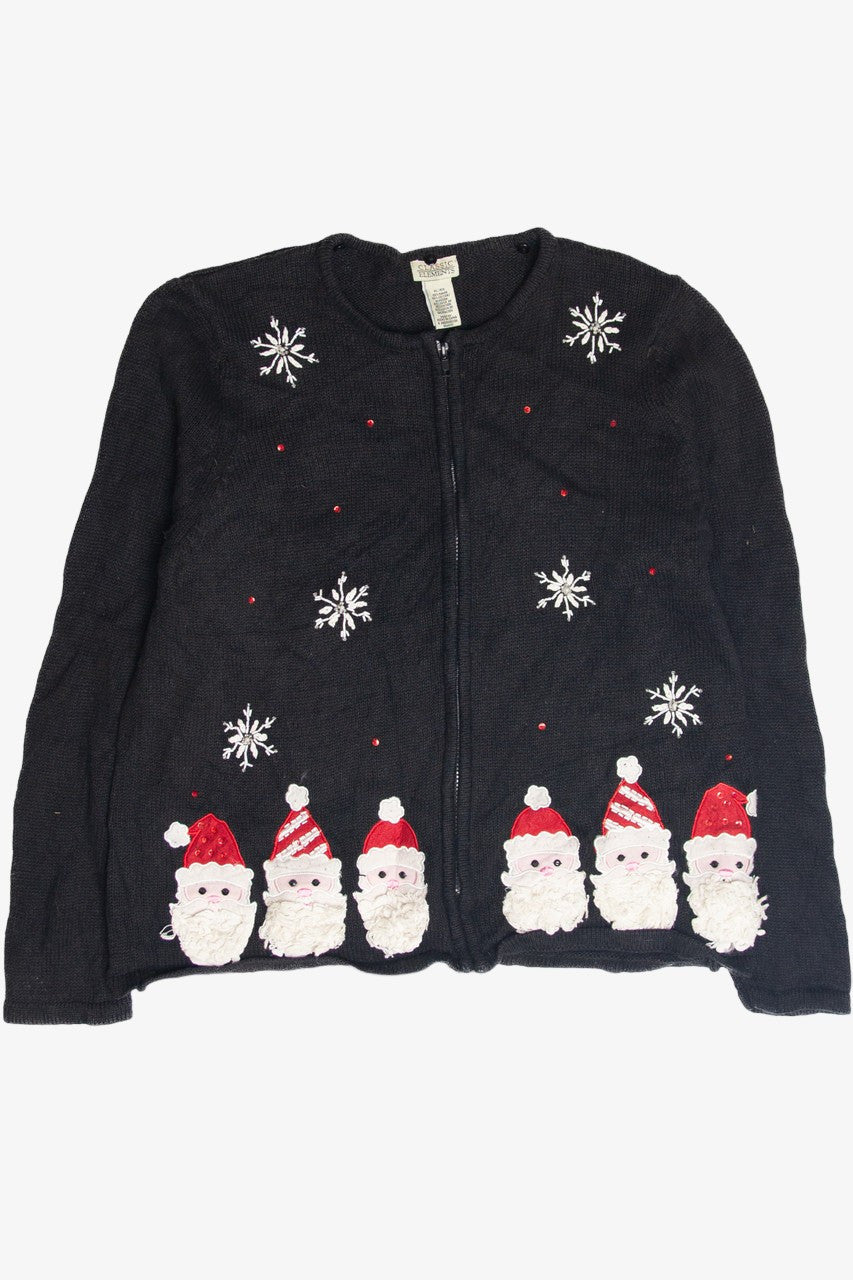 Vintage Black Ugly Christmas Cardigan 63269
