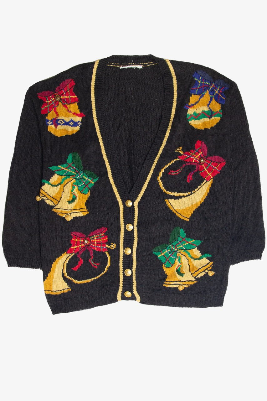 Vintage Black Ugly Christmas Cardigan 62943