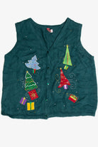 Vintage Green Ugly Christmas Vest 59991