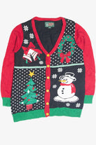 Vintage Black Ugly Christmas Cardigan 63319