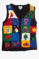 Vintage Black Ugly Christmas Vest 62592
