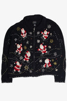 Vintage Black Ugly Christmas Cardigan 62780