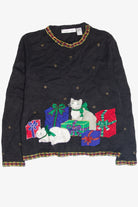 Vintage Black Ugly Christmas Pullover 63289