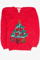 Vintage Red Ugly Christmas Pullover 63271