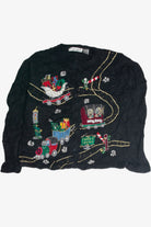 Vintage Black Ugly Christmas Cardigan 60853