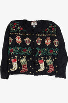 Vintage Black Ugly Christmas Cardigan 59945