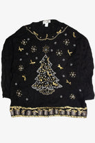 Vintage Black Ugly Christmas Sweater 59736