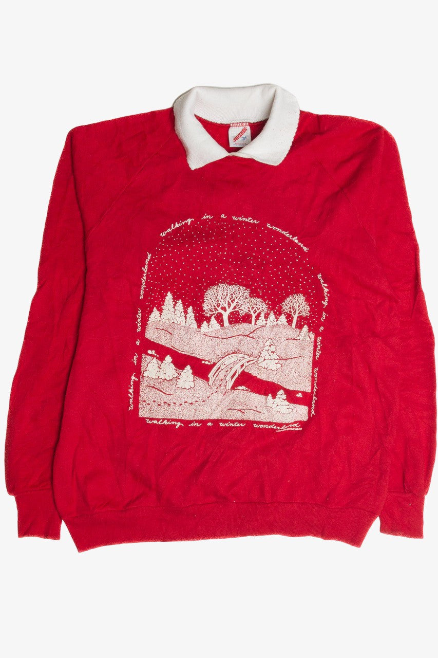 Vintage Red Christmas Sweatshirt 62568