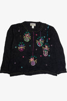 Vintage Black Ugly Christmas Sweater 59611