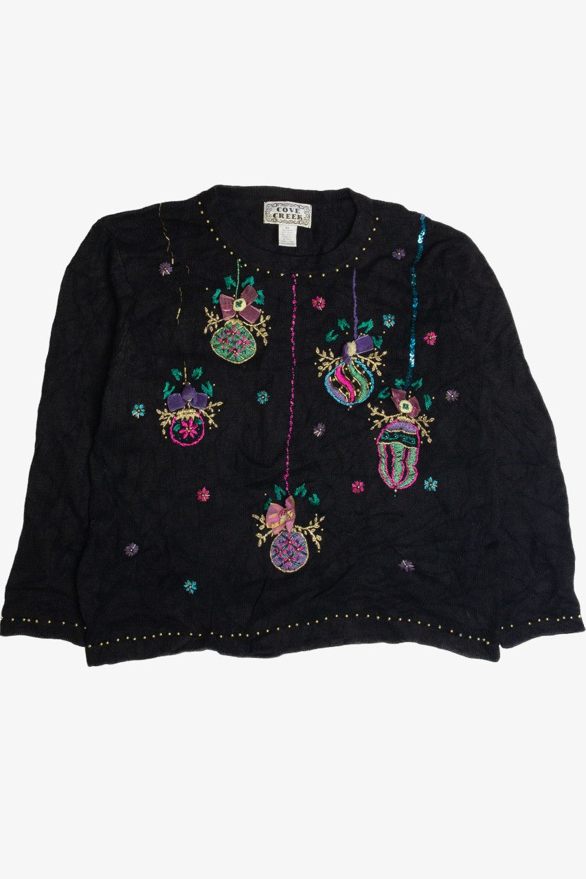 Vintage Black Ugly Christmas Sweater 59611