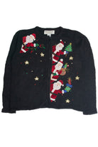 Vintage Black Ugly Christmas Cardigan 60867