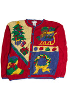 Vintage Red Ugly Christmas Cardigan 62848