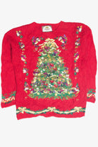 Vintage Red Ugly Christmas Pullover 63241