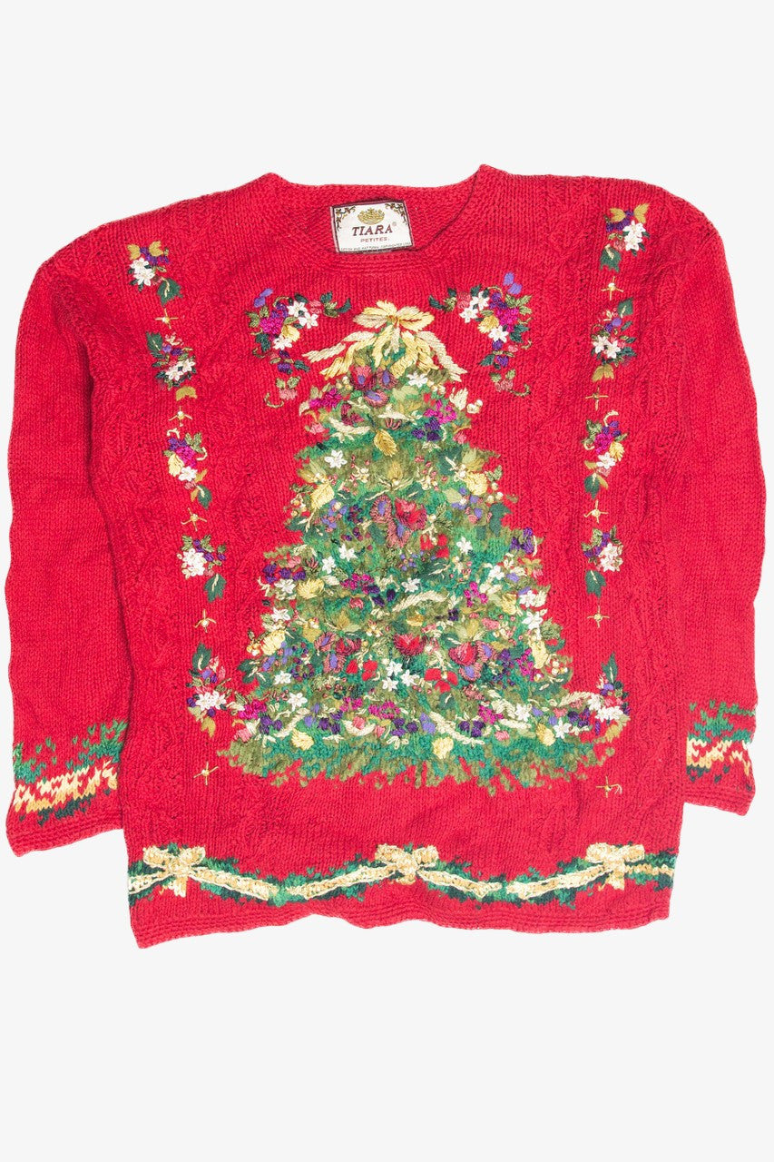 Vintage Red Ugly Christmas Pullover 63241