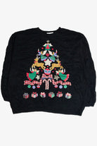 Vintage Black Christmas Sweatshirt 62501