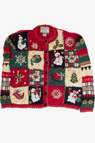 Vintage Red Ugly Christmas Cardigan 59870