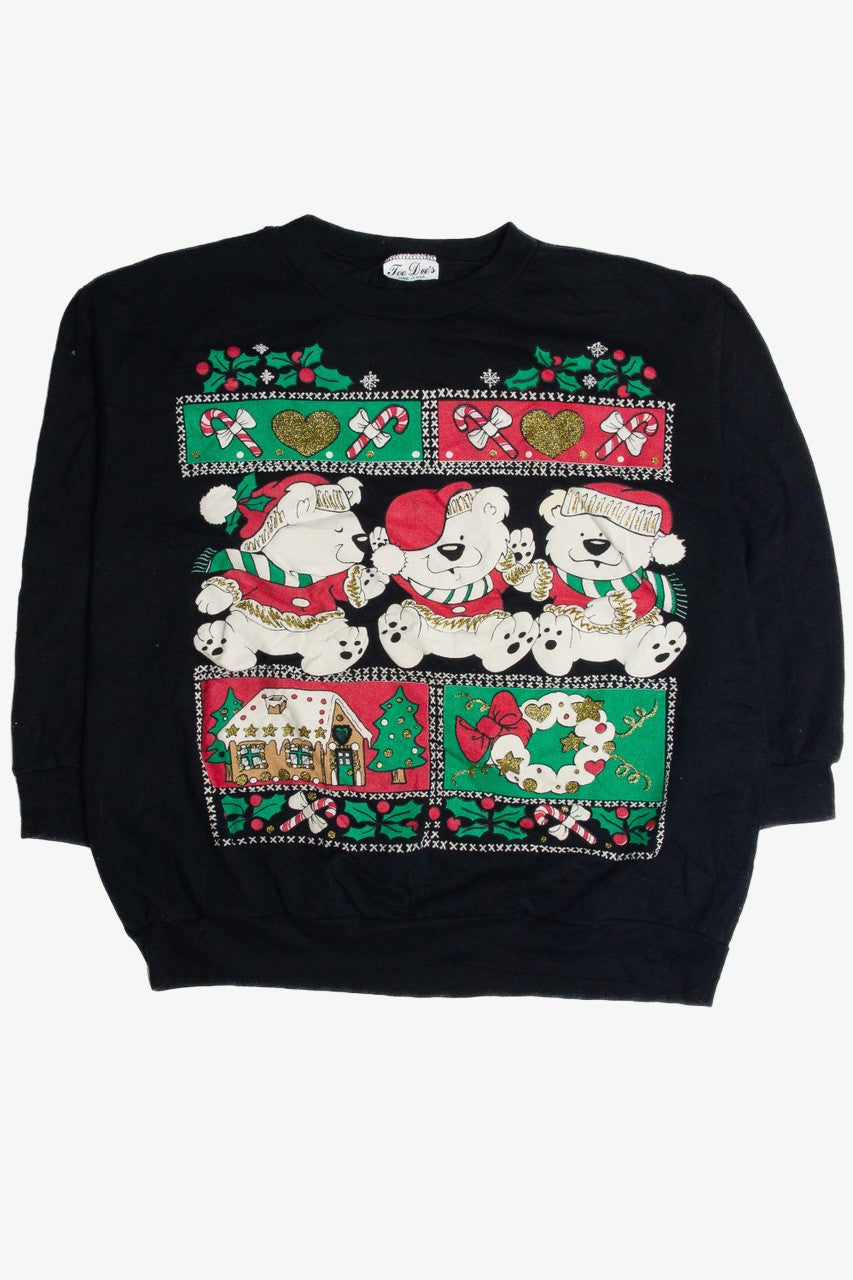 Vintage Black Christmas Sweatshirt 62536