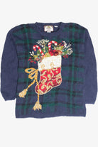 Vintage Blue Ugly Christmas Pullover 63305