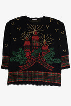 Vintage Black Ugly Christmas Sweater 62766