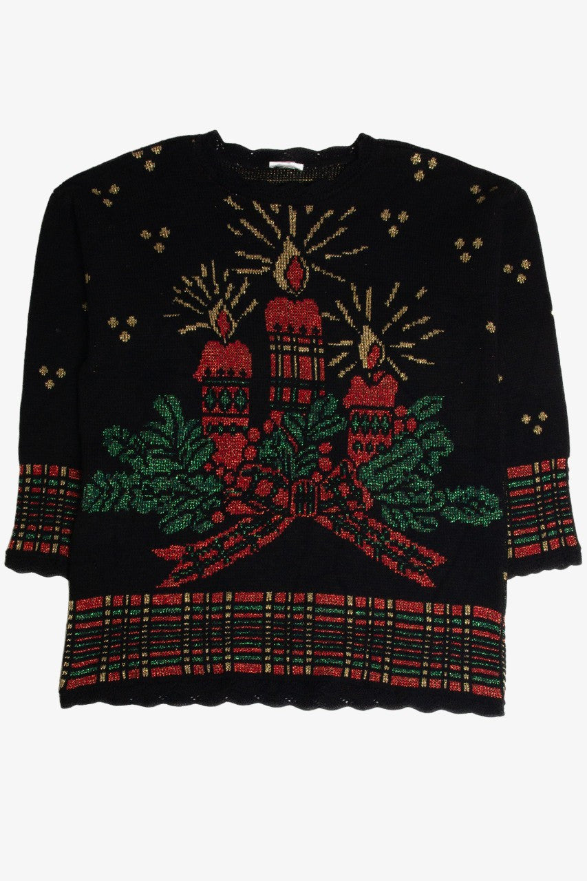 Vintage Black Ugly Christmas Sweater 62766