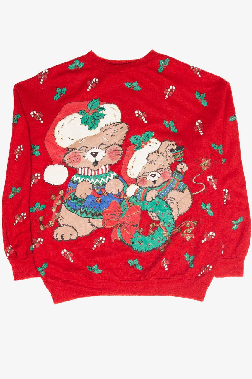 Vintage Red Ugly Christmas Sweatshirt 63146