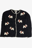 Vintage Black Ugly Christmas Cardigan 60873