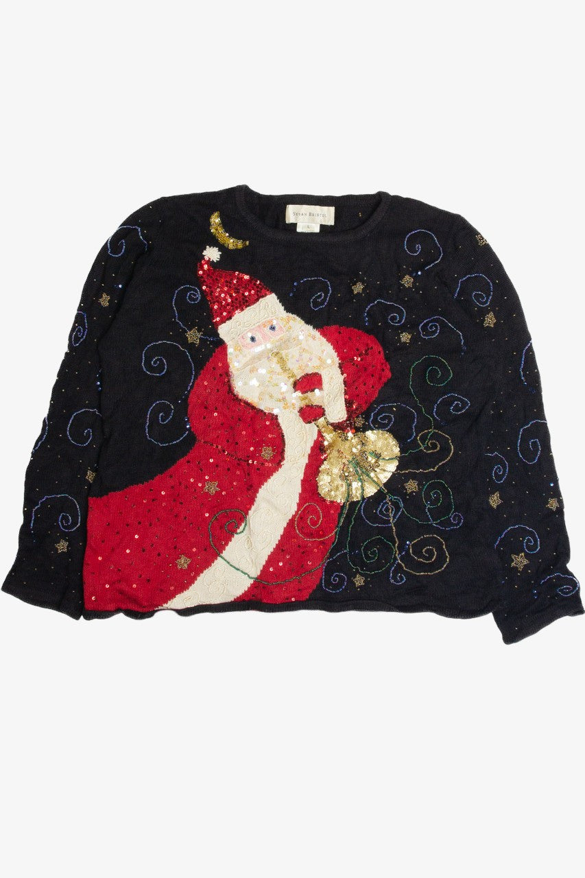 Vintage Black Ugly Christmas Sweater 59615