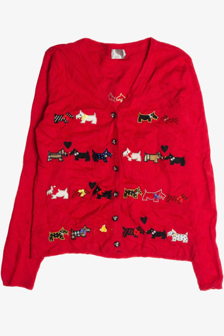 Vintage Red Ugly Christmas Cardigan 59686