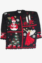 Vintage Black Ugly Christmas Pullover 63423