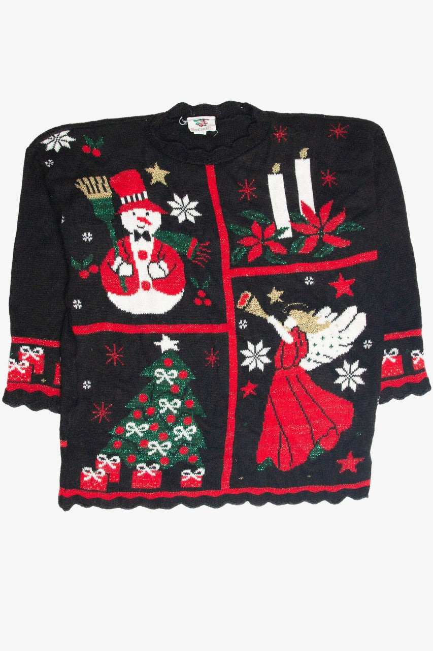 Vintage Black Ugly Christmas Pullover 63423