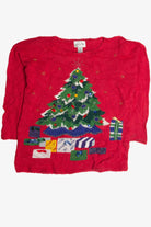 Vintage Red Ugly Christmas Sweater 62413