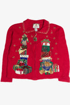 Vintage Red Ugly Christmas Cardigan 59760
