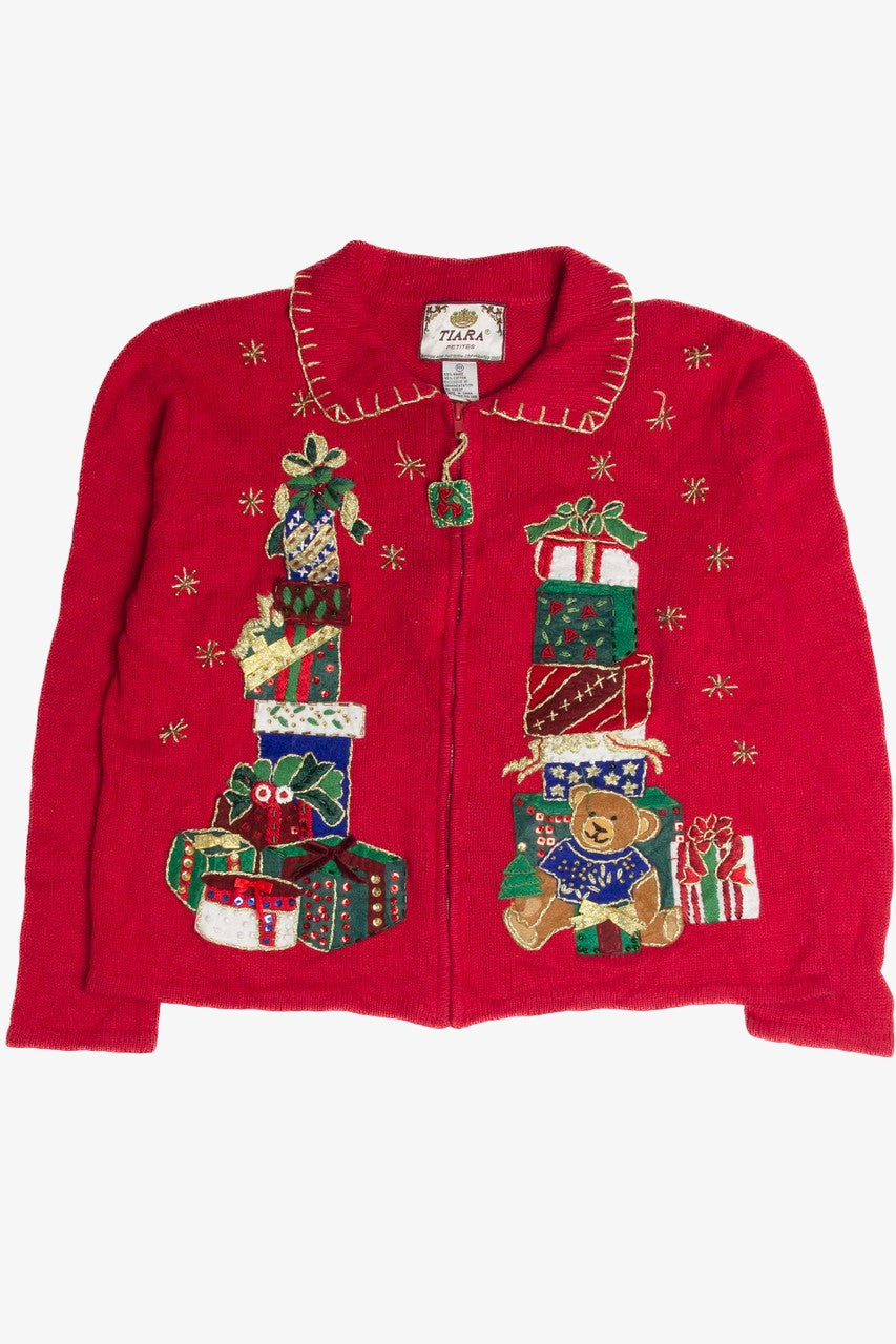 Vintage Red Ugly Christmas Cardigan 59760